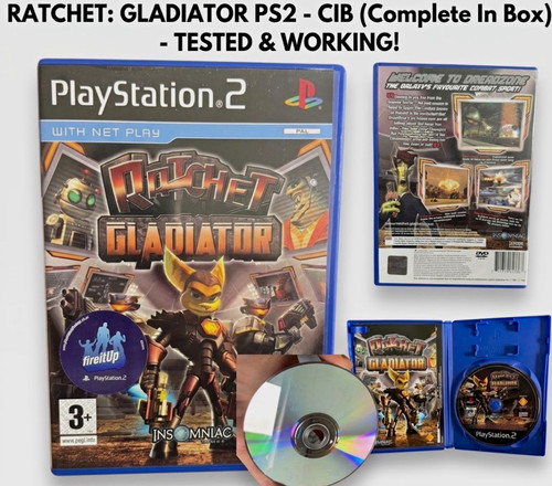 Ratchet gladiator ps2 - ratchet, completo